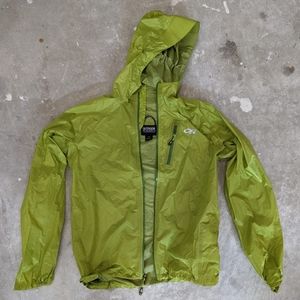Men's Outdoor Research Helium II rain jacket, size Small